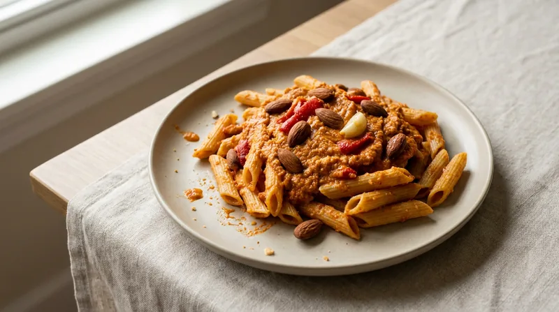 Almond Romesco Pasta