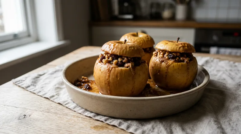 Baked Apples with Walnuts