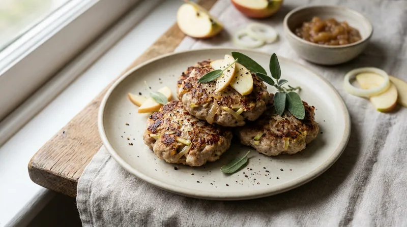 Pork and Apple Burgers