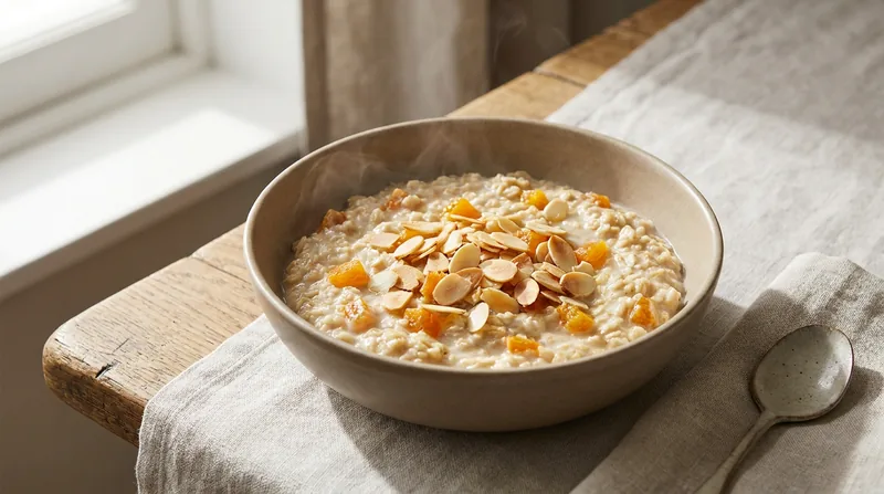 Apricot and Almond Porridge