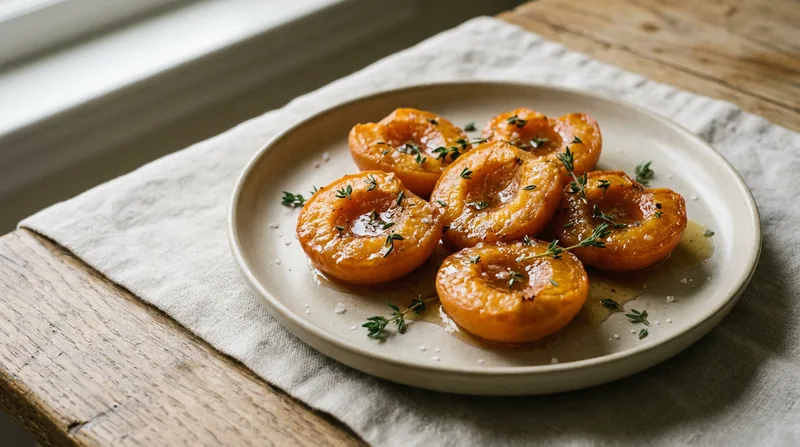 Baked Apricots with Thyme