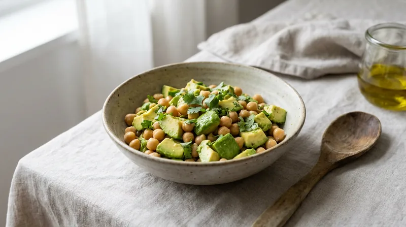 Avocado and Chickpea Salad