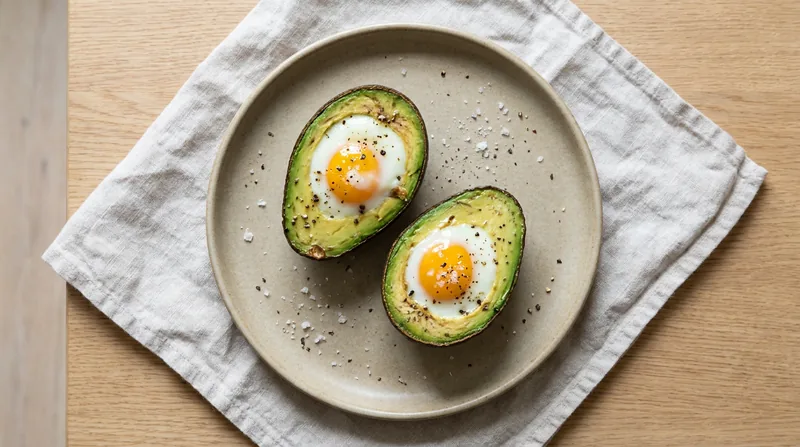 Baked Egg in Avocado