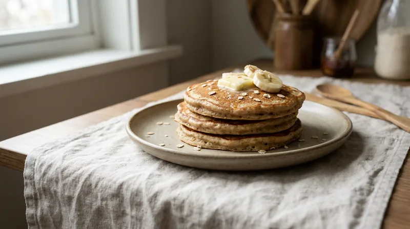 Oat and Banana Pancakes