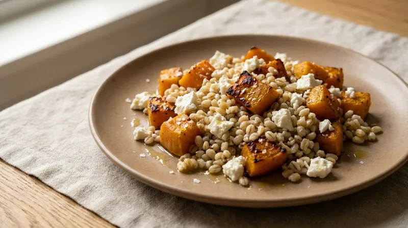 Roasted Squash and Barley Salad