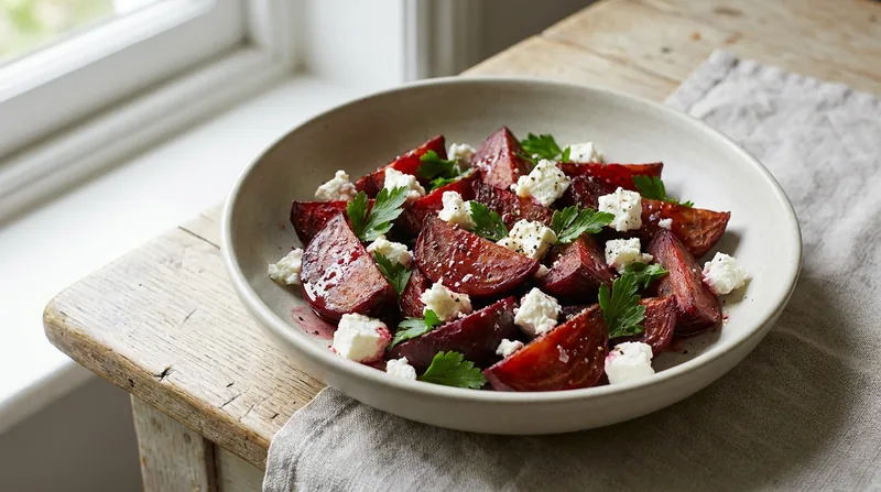 Roasted Beetroot and Feta Salad