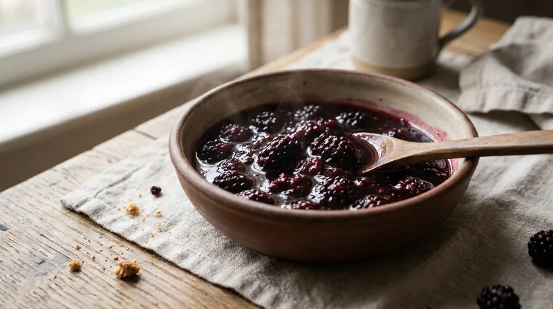Warm Blackberry Compote