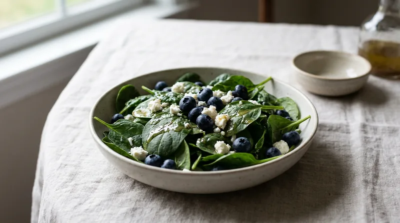 Blueberry and Spinach Salad