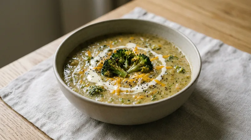Broccoli and Cheddar Soup