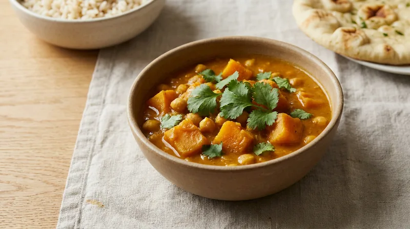 Butternut Squash and Chickpea Curry