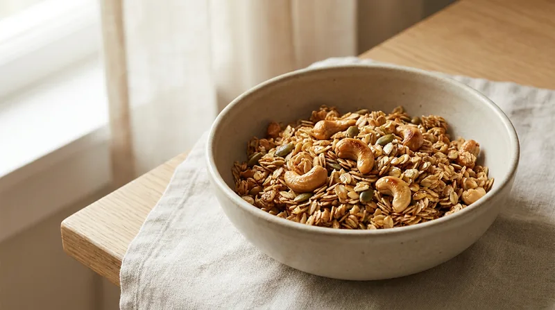 Cashew and Oat Granola