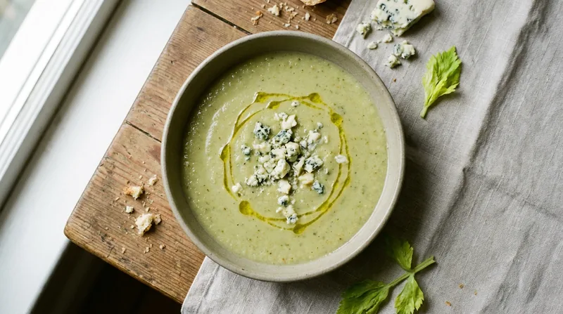 Celery and Blue Cheese Soup