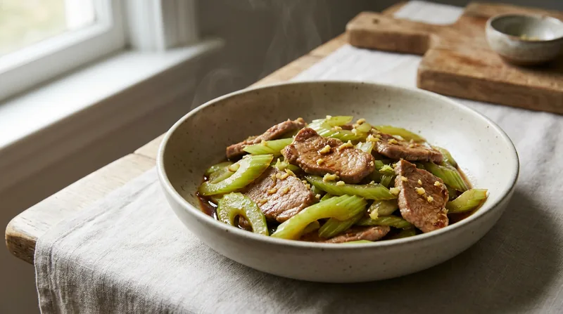 Pork and Celery Stir-Fry