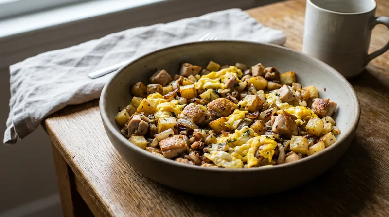 Chicken Thigh Breakfast Hash