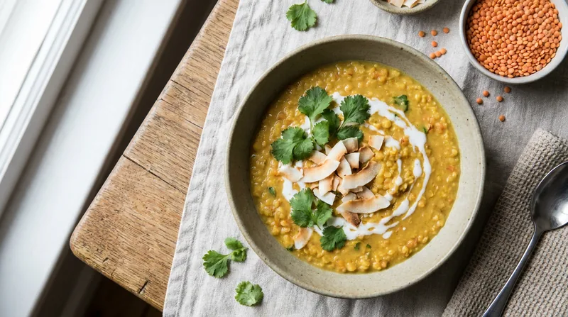 Coconut and Lentil Dhal