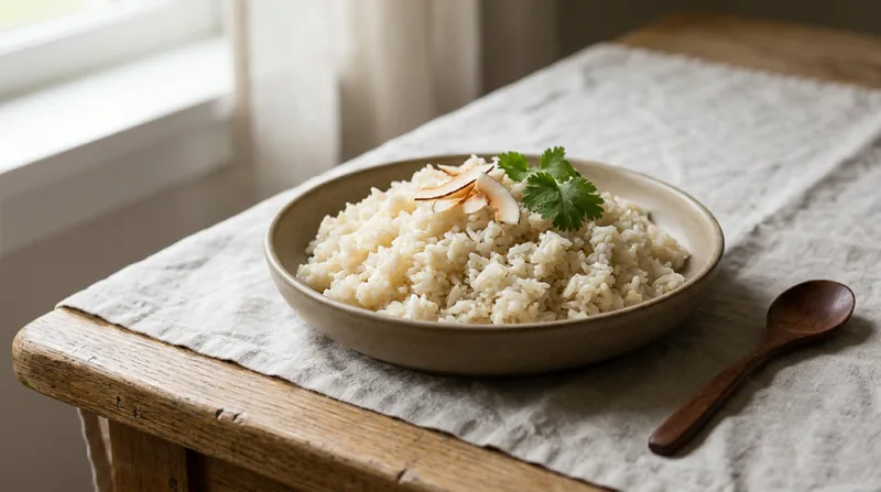Coconut Water Jasmine Rice