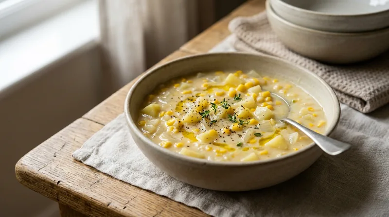 Sweetcorn and Potato Chowder