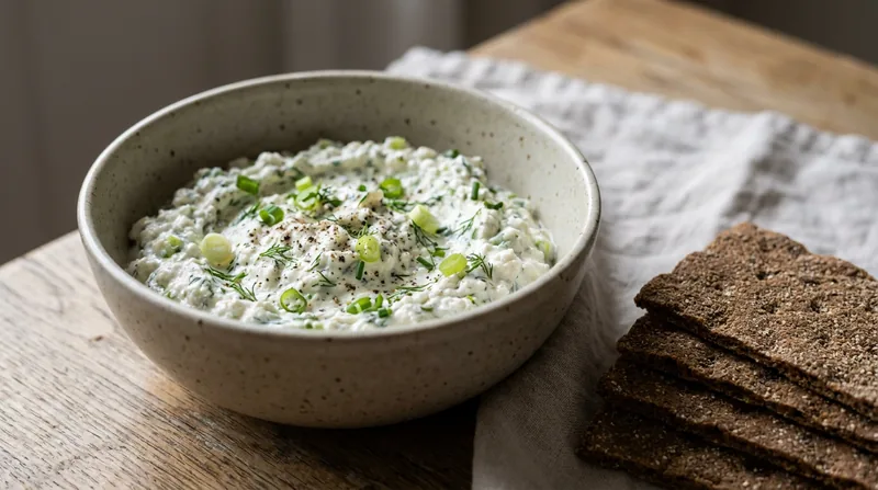 Cottage cheese and herb dip
