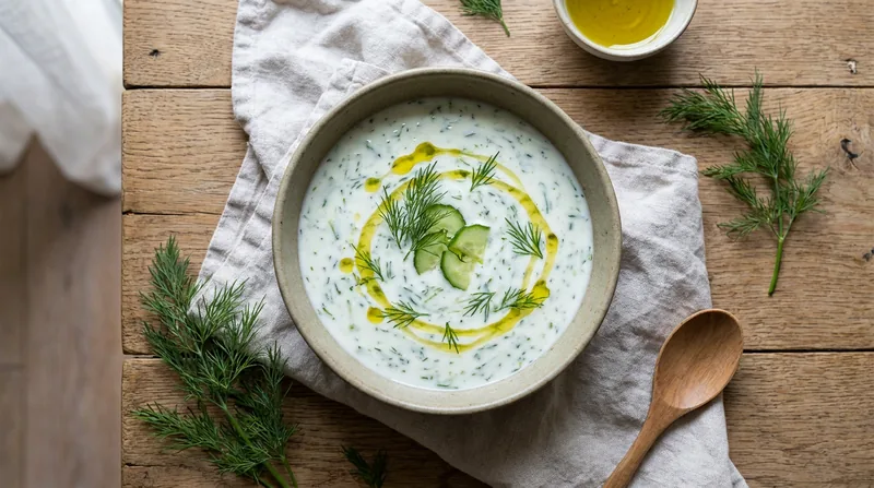 Chilled Cucumber and Yogurt Soup