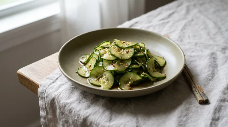 Pressed Cucumber Salad