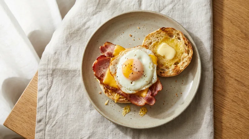 Bacon and Egg Breakfast Muffin