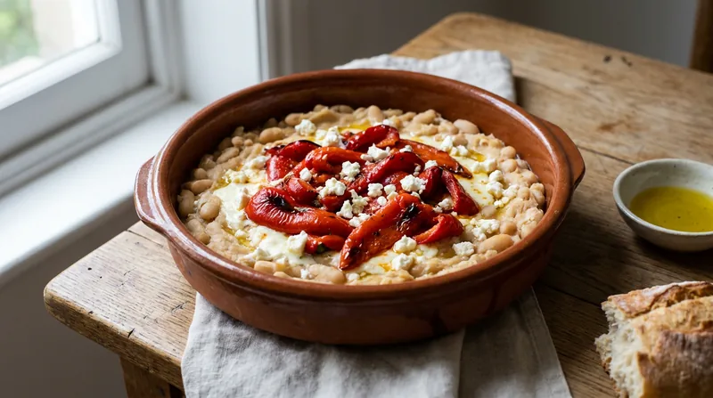 Warm Feta and White Bean Mash