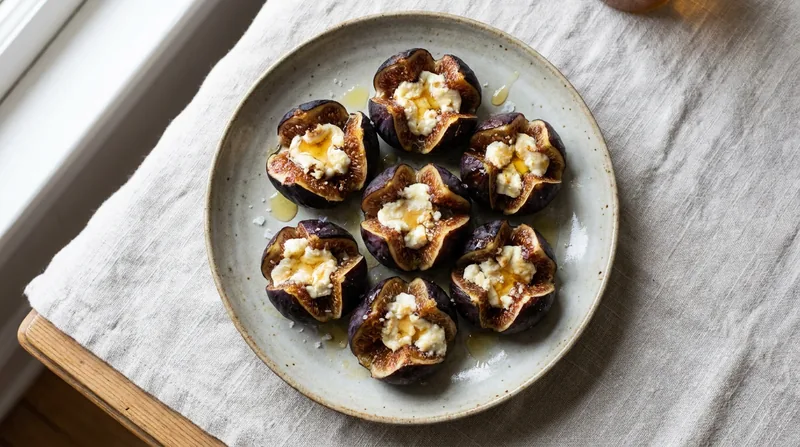 Roasted Figs with Goat's Cheese