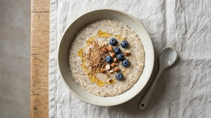 Flaxseed and Oat Porridge