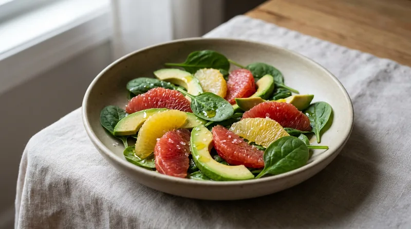 Grapefruit and Avocado Salad