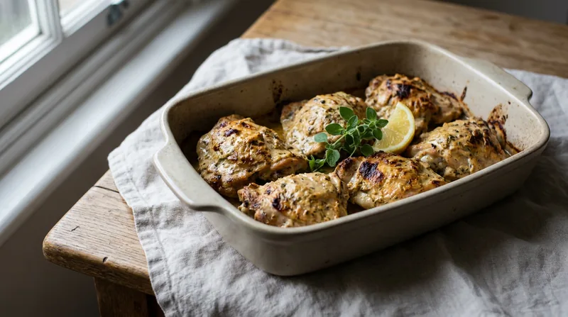 Baked Yoghurt Marinade Chicken