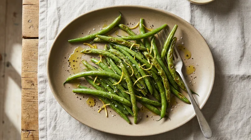 Steamed Lemon Green Beans