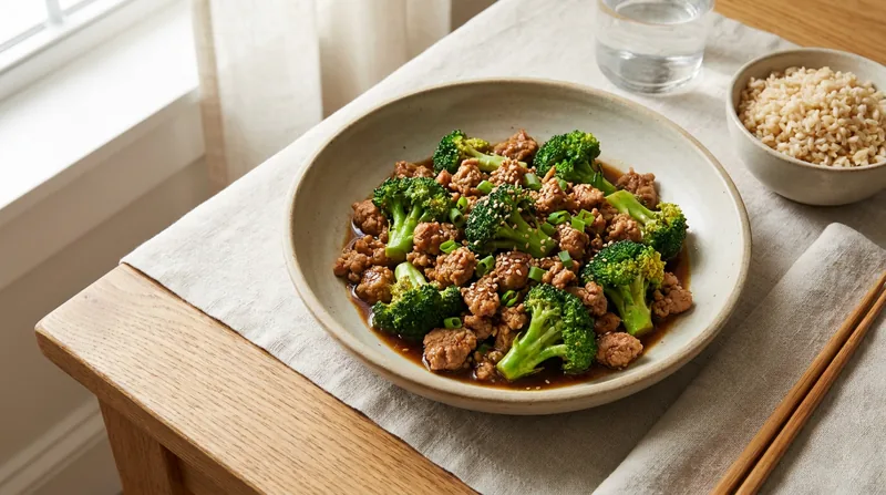 Turkey and Broccoli Stir-Fry