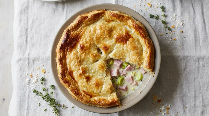 Ham and Leek Pie