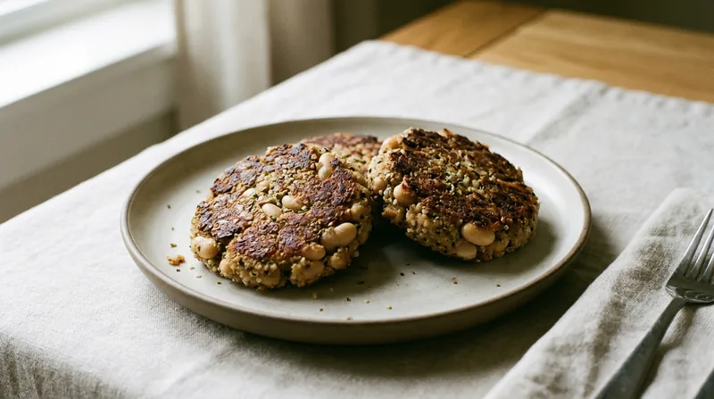 Hemp Seed and Bean Burgers