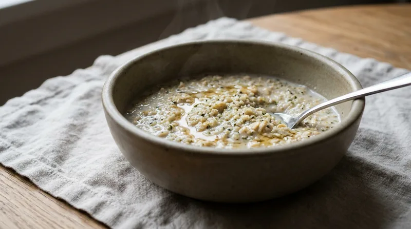 Hemp Seed and Oat Porridge