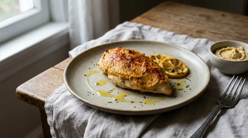 Hummus-Crusted Chicken Breast