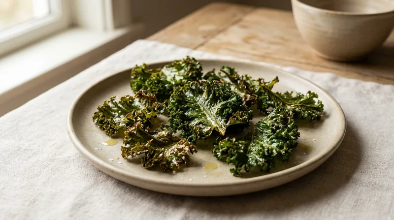 Baked Kale Crisps