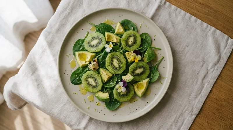 Kiwi and Avocado Salad