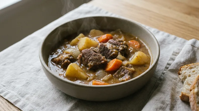 Simmered Lamb and Vegetable Stew