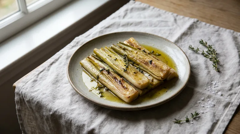 Pan-Braised Leeks