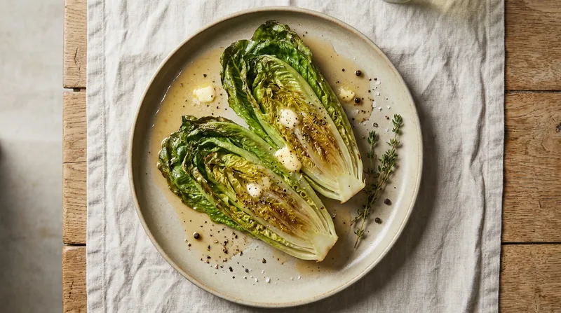 Braised Romaine Lettuce