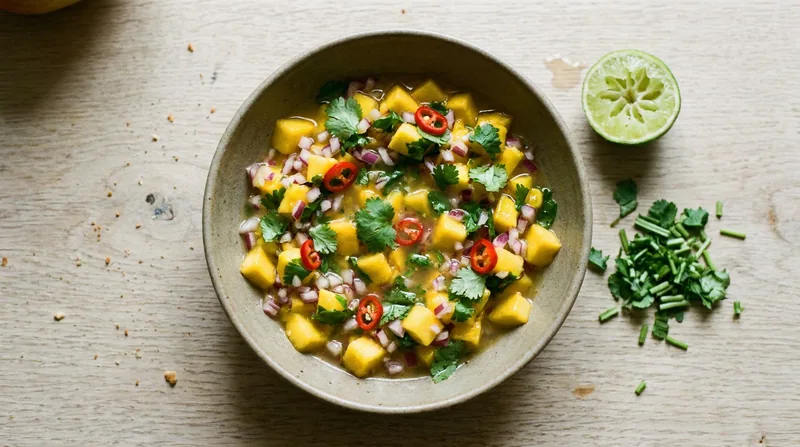 Mango and Lime Salsa