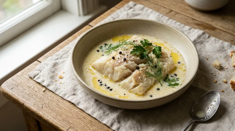 Milk-Poached Cod