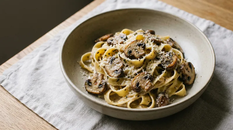 Mushroom Tagliatelle