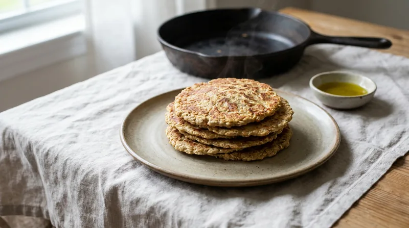 Pan-Fried Oat Flatbreads