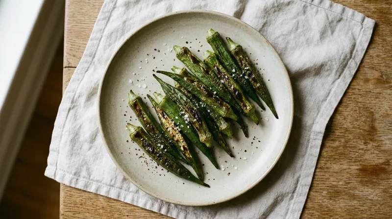 Oven-Roasted Okra