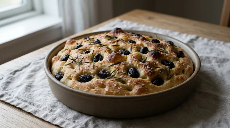 Olive and Rosemary Focaccia