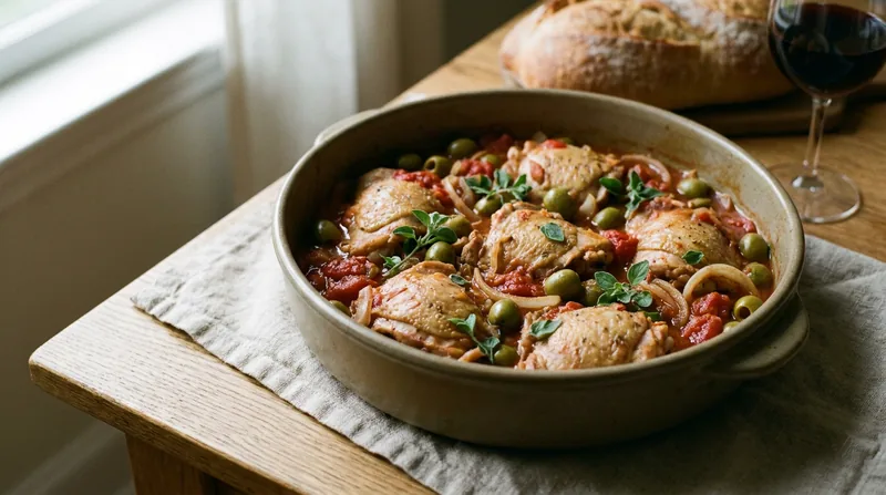 Olive and Tomato Braised Chicken