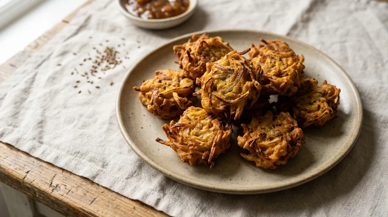 Crispy Onion Bhajis