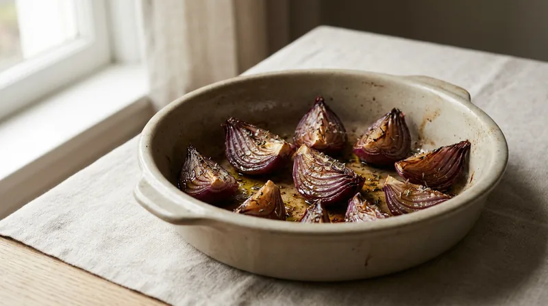 Roasted Balsamic Red Onions